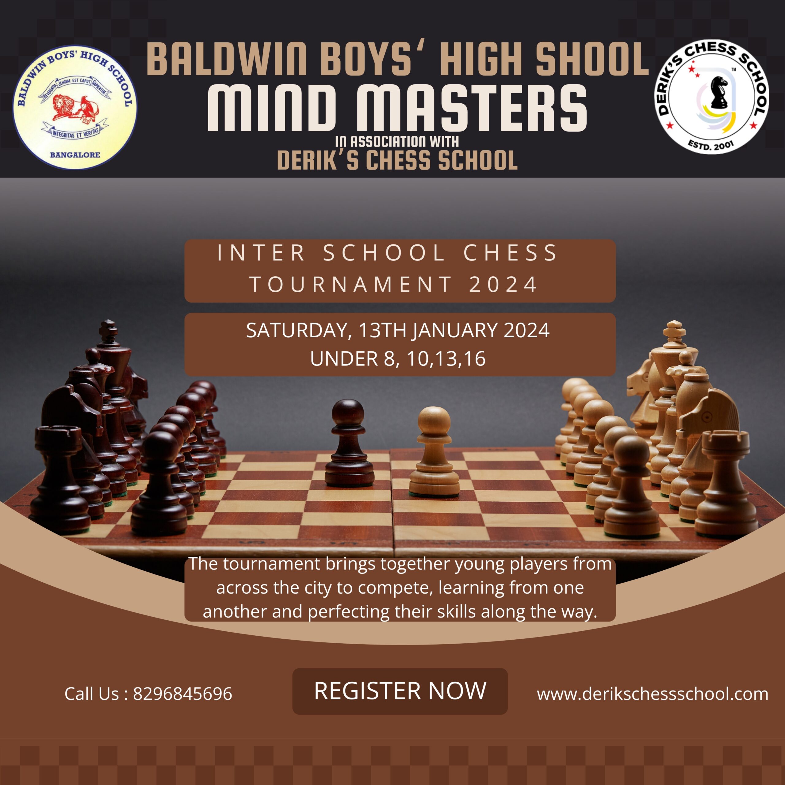 Baldwin Boys’ Mind Masters – Inter School Level Chess Tournament